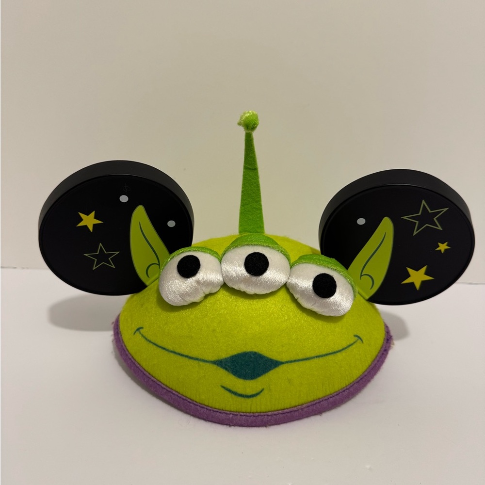Disney Parks Toy Story Alien Felt Ear Hat Christmas Pixar The Claw Black Ears